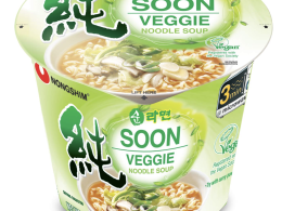 Nongshim Soon Cup Noodle Soup, Veggie, 2.6 Ounce (Pack of 6)
